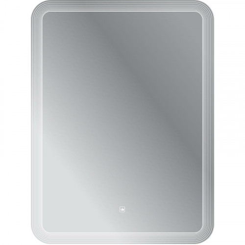 Зеркало Cezares Duet 60 CZR-SPC-DUET-600-800-LED-TCH с подсветкой с лазерной гравировкой и сенсорным выключателем стекло