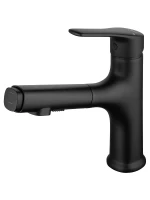 Смеситель для раковины Wonzon & Woghand WW-AE4151-MB цвет Черный матовый