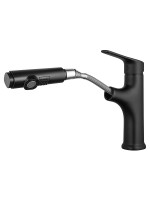 Смеситель для раковины Wonzon &amp; Woghand WW-AE4151-MB цвет Черный матовый