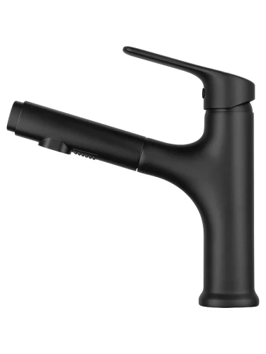 Смеситель для раковины Wonzon & Woghand WW-AE4151-MB цвет Черный матовый