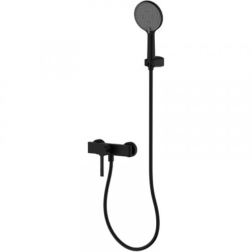 Смеситель для душа AQUAme Asti AQM6413MB Черный матовый латунь на стену
