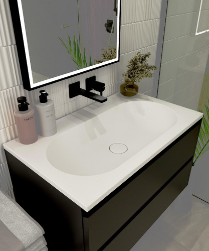 Раковина Florentina Гавана 80 10.260.00800.302 цвет Антрацит