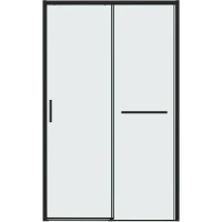 Душевая дверь Grossman Style 100 100.K33.05.100.21.00 профиль Черный матовый стекло прозрачное