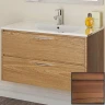 Тумба с раковиной SanVit Мэри-2 90 L kmery902 с фактурой под дерево подвесная Зебрано МДФ / ЛДСП