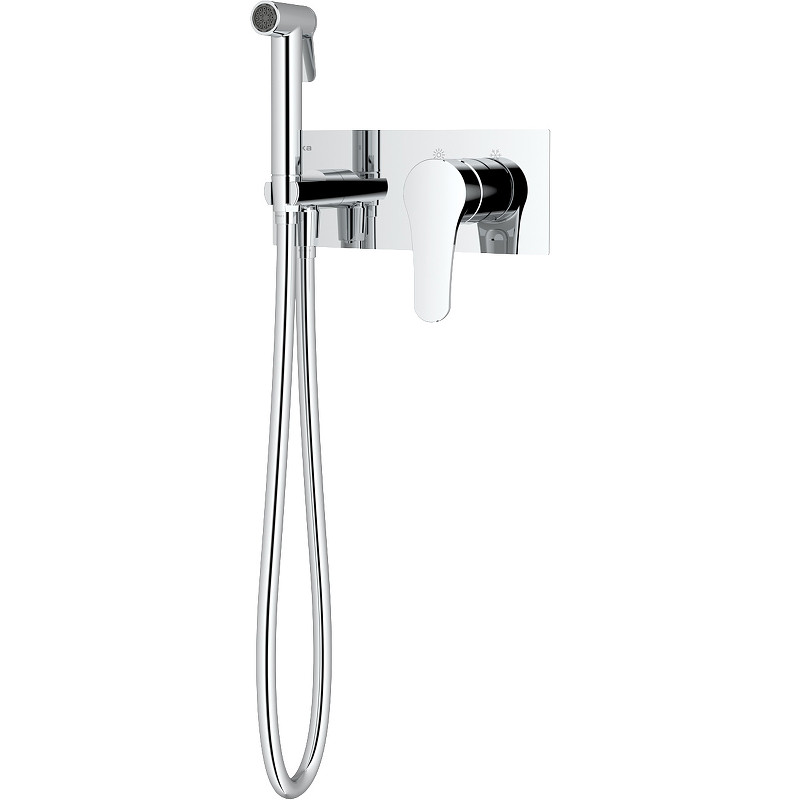 Гигиенический душ со смесителем Teska Elsa Pro BTK6406 Хром латунь встраиваемый