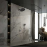 Душевая система Vincea Inspire VSFW-3I22MT3GM с термостатом Вороненая сталь латунь встраиваемый