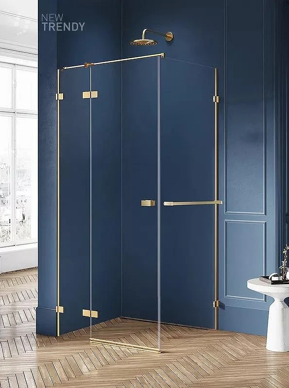 Душевое ограждение New Trendy AVEXA Gold x EXK-3031