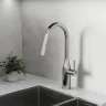Смеситель для кухни Sancos Grand SC4002BNG Нержавеющая сталь латунь