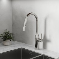 Смеситель для кухни Sancos Grand SC4002BNG Нержавеющая сталь латунь однорычажный