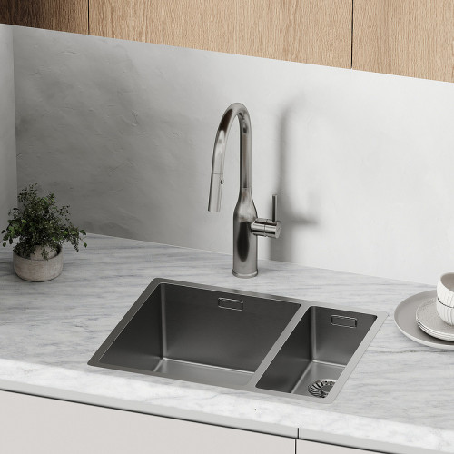 Смеситель для кухни Sancos Grand SC4002BNG Нержавеющая сталь латунь