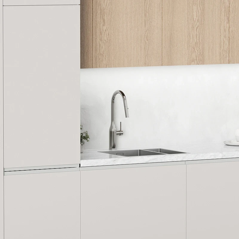 Смеситель для кухни Sancos Grand SC4002BNG Нержавеющая сталь латунь