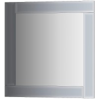 Зеркало Evoform Style 50x50 BY 0825 с зеркальным обрамлением - цвет Графит стекло