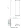 Душевой уголок WasserKRAFT Vils 120x100 56R10 профиль Хром стекло прозрачное