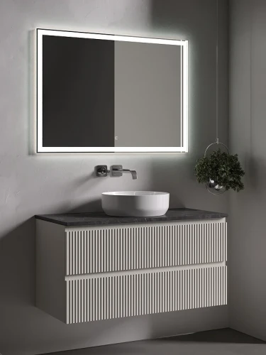 Столешница под раковину Sancos 100 TT100A1 Black Sky искусственный камень (литьевой мрамор)