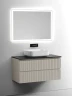 Столешница под раковину Sancos 100 TT100A1 Black Sky искусственный камень (литьевой мрамор)
