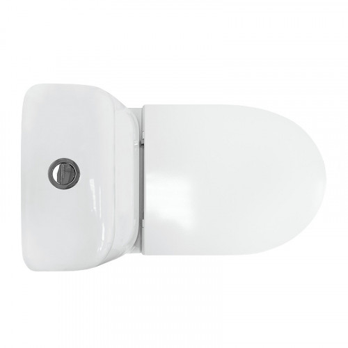 Унитаз-компакт Sanita Luxe Max SL DM WC.CC/Max/2-DM/WHT.G/S1 с бачком и сиденьем Микролифт