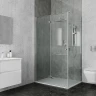 Душевой уголок Ambassador Diamond 120х80 12011104L профиль Хром стекло прозрачное