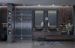 Душевой уголок Ambassador Diamond 120х80 12011104L профиль Хром стекло прозрачное