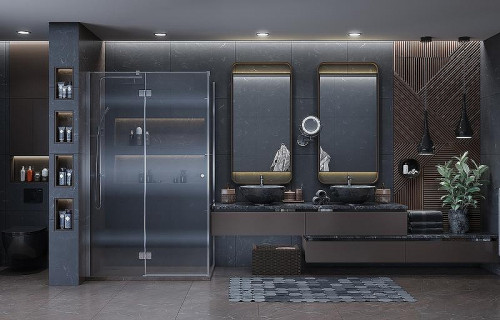 Душевой уголок Ambassador Diamond 120х80 12011104L профиль Хром стекло прозрачное