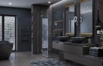 Душевой уголок Ambassador Diamond 120х80 12011104L профиль Хром стекло прозрачное