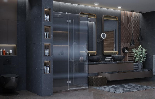 Душевой уголок Ambassador Diamond 120х80 12011104L профиль Хром стекло прозрачное