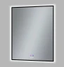 Зеркало Grossman Pragma-норма Black 70 1870802 с подсветкой Черное с сенсорным выключателем и подогревом стекло