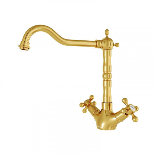 Смеситель для кухни Seaman Barcelone SSL-5079-GS цвет Золото сатин