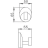 Крючок Frap F16 F1605-1 Хром