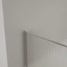 Душевая перегородка Azario Walk-In 90 AZ-271-90-MВ-CRF профиль Черный матовый стекло рифленое