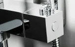 Душевая система WasserKRAFT A199.069.065.010.CH Thermo с термостатом Хром латунь на стену
