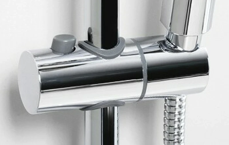 Душевая система WasserKRAFT A199.069.065.010.CH Thermo с термостатом Хром латунь на стену