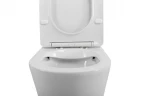 Унитаз компакт BelBagno Flay-R BB2149CPR/SC цвет Белый без бачка с сиденьем Микролифт