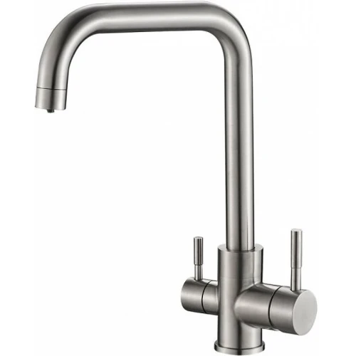 Смеситель для кухни ZorG Steel Hammer SH715INOX Сталь