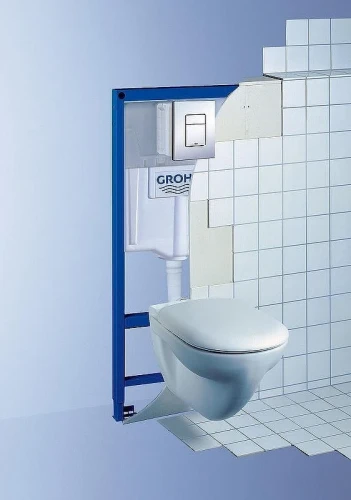 Комплект унитаза Koller Pool Orion OR-0515-RW с инсталляцией Grohe Rapid SL 38775001 с сиденьем Микролифт и клавишей смыва Хром
