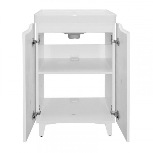 Тумба с раковиной Azario Lotos 50 CS00094663 цвет Белый глянцевый