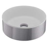 Раковина накладная Benesque Lumiere 36 3001010103 цвет Черный брашированный