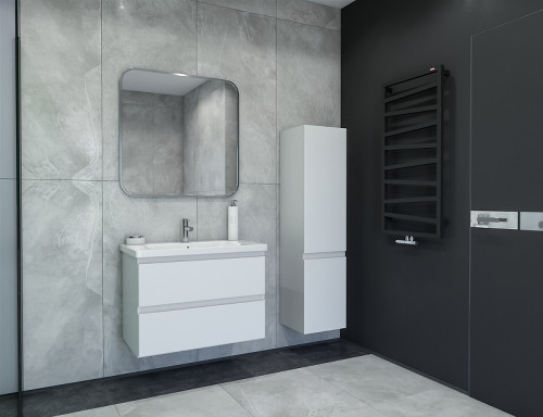 Тумба под раковину Caprigo Forte 80 36112-SF027 подвесная цвет Белый