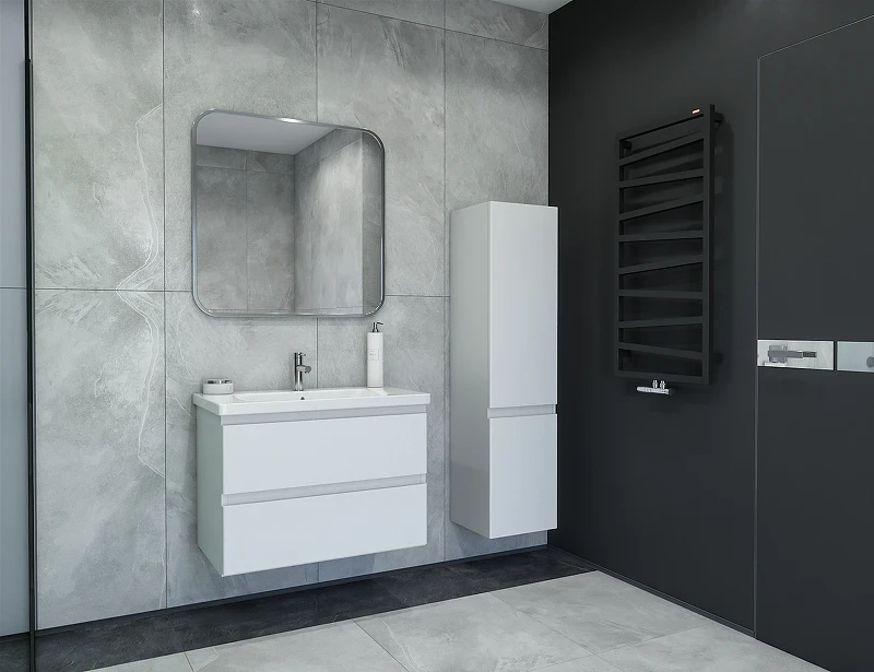 Тумба под раковину Caprigo Forte 80 36112-SF027 подвесная цвет Белый