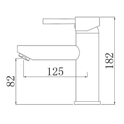 Смеситель для раковины Comforty FC018A-CKBT 00-00006491 Белый