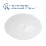 Раковина накладная Pragma Pelao 50 901855.PEL1.GWRX.014-2 цвет Белый глянцевый