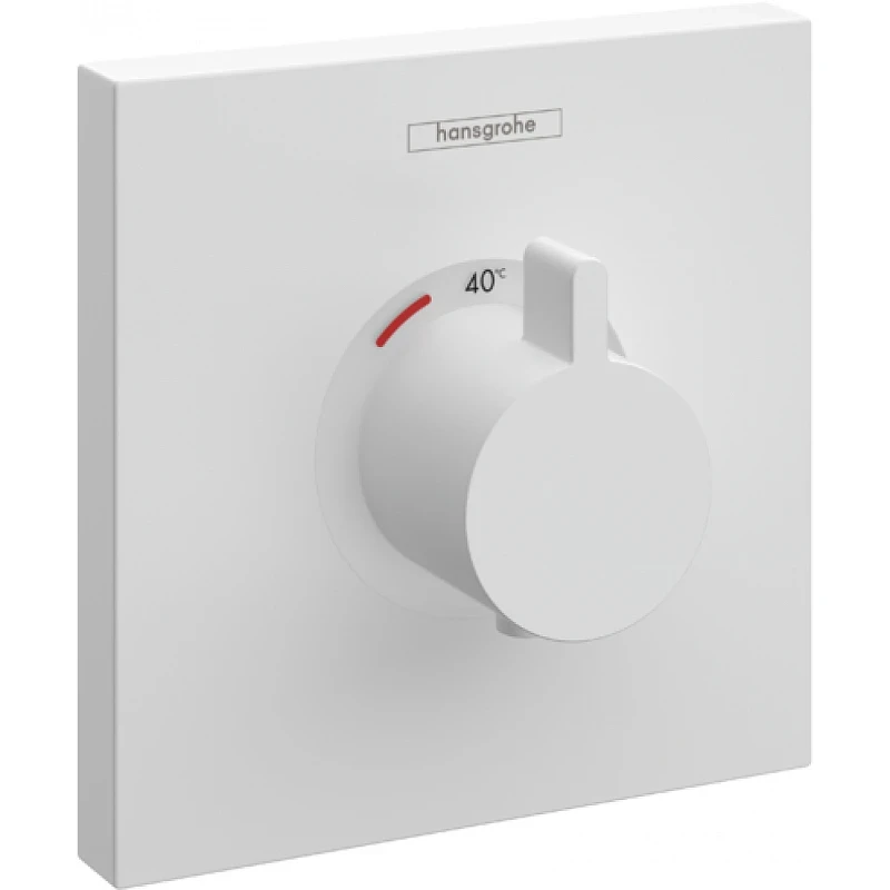 Смеситель для душа Hansgrohe ShowerSelect HighFlow 15760700 с термостатом Белый матовый латунь встраиваемый