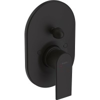 Смеситель для душа Hansgrohe Vernis Shape 71458670 Черный матовый латунь встраиваемый