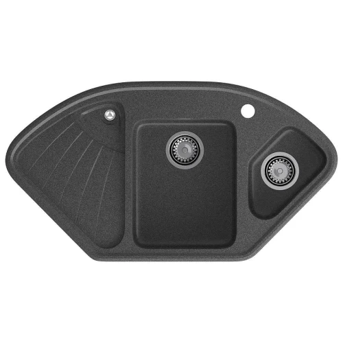 Кухонная мойка GranFest Corner C-1040E графит цвет Графит