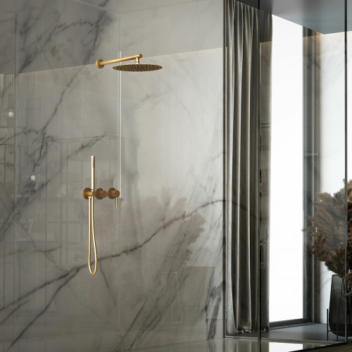 Душевая система Vincea Groove VSFW-4G01BG4 Брашированное золото латунь встраиваемый