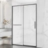 Душевая дверь Vincea Slim Soft 140 VDS-1SS140CLGM профиль Вороненая сталь стекло прозрачное