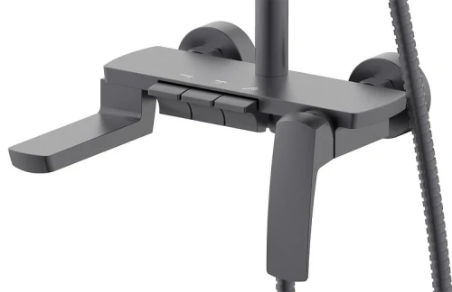 Душевая система Azario Conda AZ-K2311GR цвет Графит