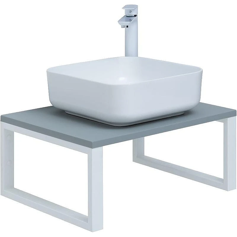 Столешница под раковину Aquanet Арт 60 313279 Мисти грин