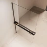 Душевая перегородка Vincea Walk in 110 VSW-1HR110CLGM профиль цвет Вороненая сталь стекло прозрачное