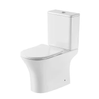 Унитаз-компакт Grossman Classic GR-4465SQ-K26 цвет Белый глянцевый с бачком и сиденьем Микролифт