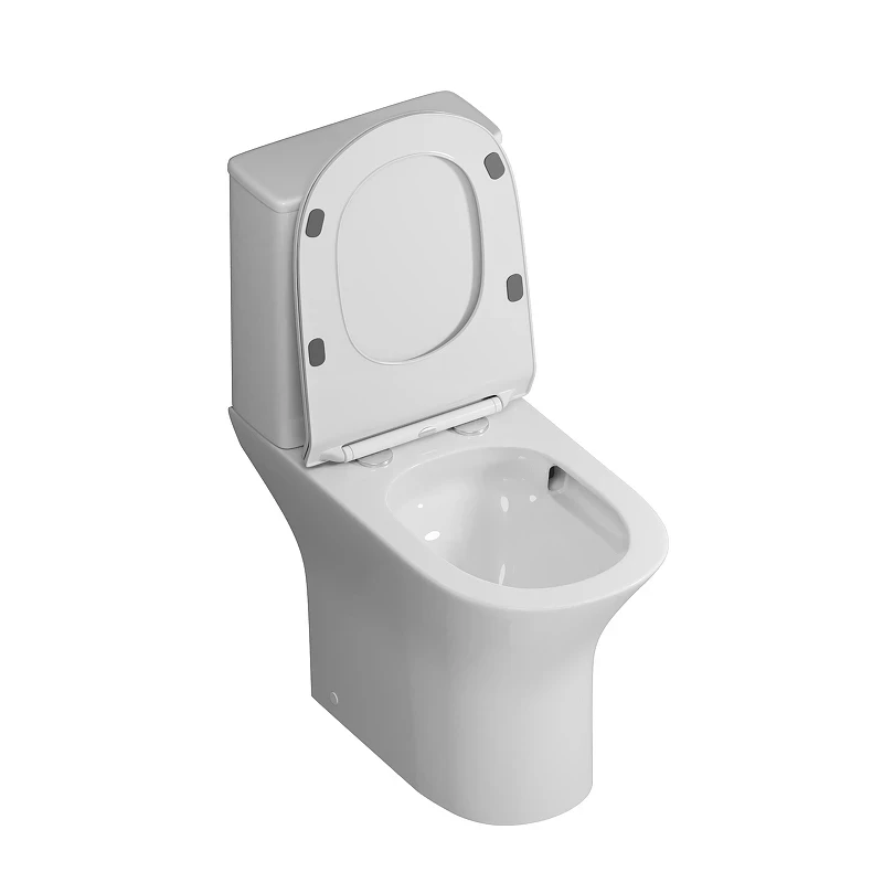 Унитаз-компакт Grossman Classic GR-4465SQ-K26 цвет Белый глянцевый с бачком и сиденьем Микролифт